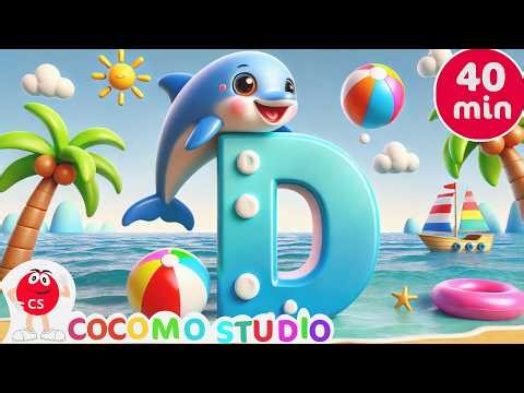 40 Min Letter D Alphabet Songs 🔤 | Learn ABC Phonics for Toddlers & Kindergarten