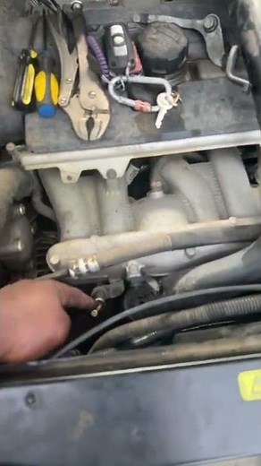 A broken and stuck oil dipstick. How to remove it in easy steps