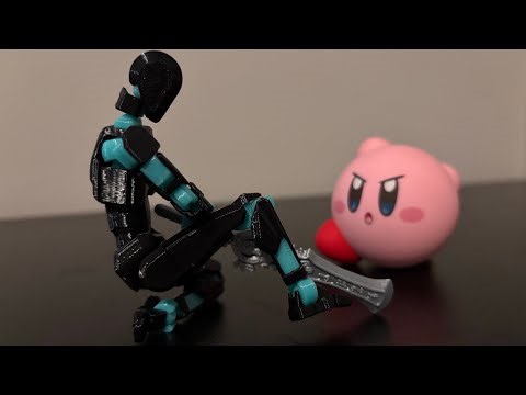 Kirby vs the Dummy 13s!|kirby stop motion battle