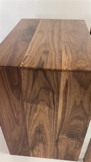 Walnut Waterfall End Table or Night Stand, Waterfall Side Table, Walnut Side Table, MCM End Table, Modern Wood End Table, Walnut Nightstand - Etsy