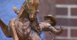 Billings rodeo legend Mortensen featured in 1st bronze of Montana Hall and Wall series
