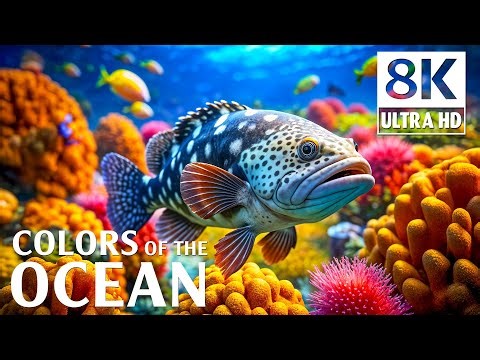3 HOURS of 8K Underwater Wonders 🐳 Tropical Fish, Coral Reef, Jellyfish Aquarium - 8K Video