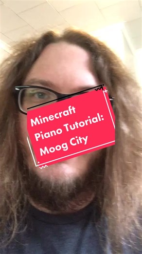 Learn How to Play Moog City on Piano - Minecraft Tutorial