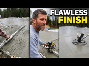 Pouring a Massive House Concrete Floor Start to Finish