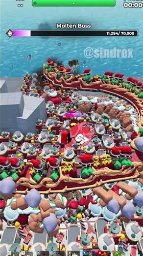 100 Elf Camps vs Molten Boss in TDS! 🔥 #tds #roblox #towerdefensesimulator #shorts #juggernaut