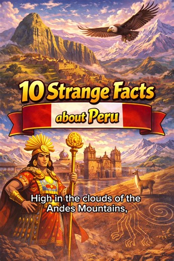 🇵🇪 10 Strange Facts About Peru Ancient mysteries, lost cities, and unbelievable legends… 👀 Which fact shocked you the most? Follow for more anime history! #Peru #HistoryTok #AnimeStyle #DidYouKnow #FYP