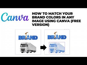 How to Match Your Brand Colors in Any Image Using Canva (FREE Version)