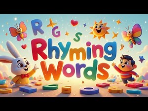 Viral Rhyming Words Song for Kids | Colourful 3D Learning Cartoon
