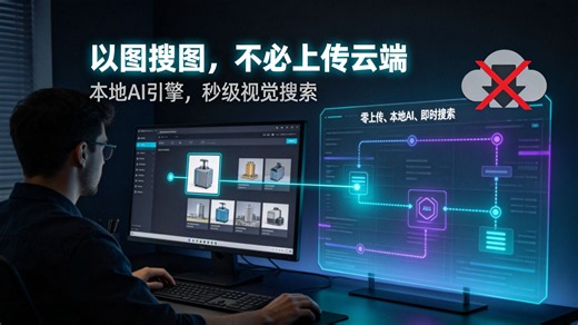 以图搜图软件推荐：本地AI视觉搜索工具，无需上传即时检索 | Lightedium
