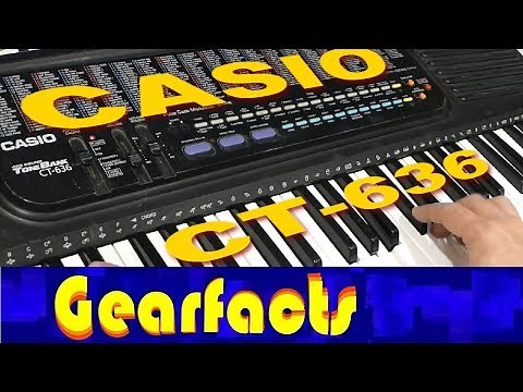Casio CT-636 Keyboard demo: Smooth yet kinda stupid...