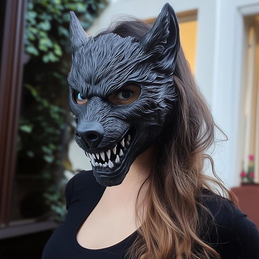 Werewolf Cosplay Mask | 3D Printed Horror Mask | Halloween Costume Mask | Scary Wolf Mask | Gift for Him | Full Face Masks - Etsy