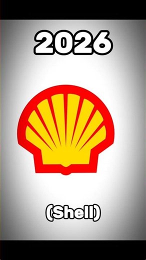 The Evolution Of Shell's Logo🐚#shell #evolution #shorts #transformation