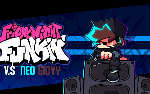 【fnf优质模组！！！】NEO giovy v4全流程！超级酷帅的bf！后面还有内鬼版！！！