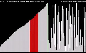 【超解压】15种排序算法动画演示