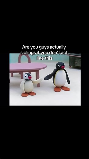 Real Sibling Moments: Pingu's Door Closing Scene