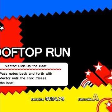 Rooftop Run: Act 2 Challenge 5 [Vector - Pick Up the Beat] [S Rank] [No Damage]