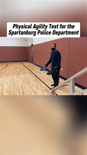 Physical Agility Test for the Spartanburg Police Department #firefighter #firefightertiktok #firefightersoftiktok #fireman