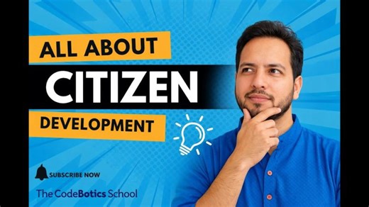 🚀 Citizen Development Explained | Build Apps Automations Without Coding | Low-Code Power 💡 | The CodeBotics School