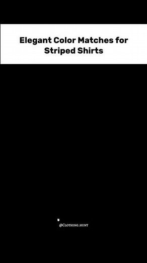 How to Style Striped Shirts l Classy Combos ⚜️✨