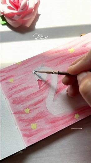 Acrylic painting for beginners | Easy painting | Swan | #325 |