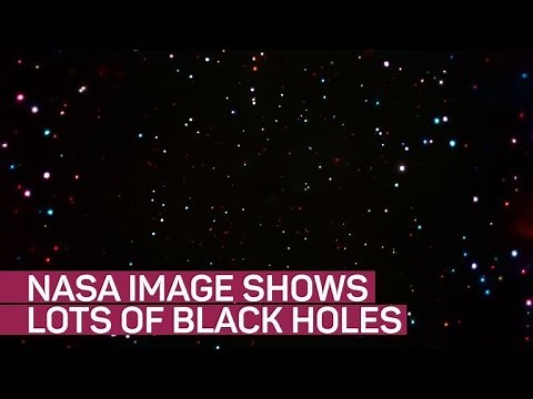 Image shows highest concentration of supermassive black holes ever