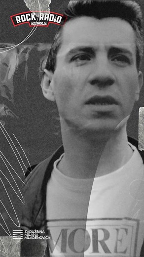 Milan Mladenović 21. 09. 1958 ∞ 05. 11. 1994. 📷 Detalj sa fotografije Goranke Matić | Rock Radio Beograd