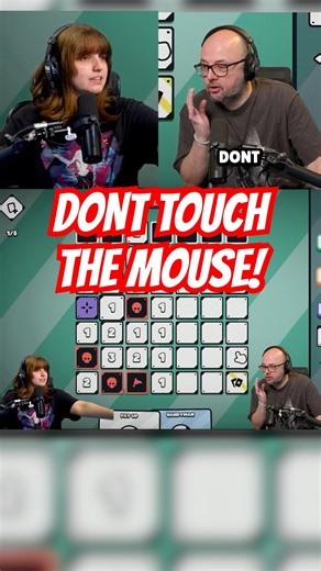 Look what happens if you dare touch Pyrions mouse 😮 #indiegame #minesweeper #yogscast