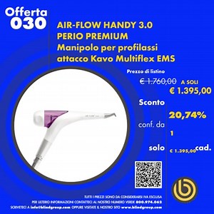 AIR-FLOW HANDY 3.0 PERIO PREMIUM Manipolo per profilassi attacco Kavo EMS #blindgroup | Blind Group