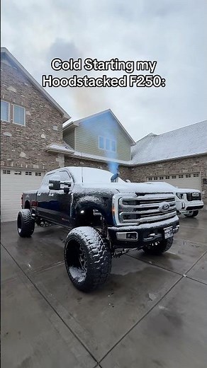 Hoodstacked F250 Cold Start!
