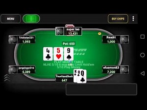 PokerStars Poker - Mobile Game - Gameplay - Poker App - Android - iPhone