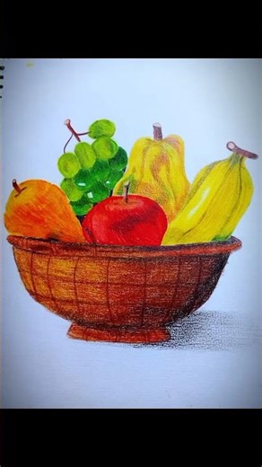 fruits Drawing using Markers #drawing #painting #fruits
