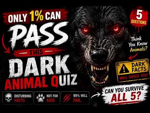 99% Fail This Creepy Animal Quiz 😱🚨 creepy animal quiz | Mørk Dyrequiz 