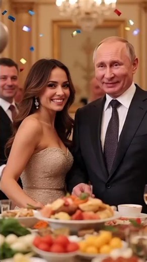 Putin with Alina Kabaeva Celebrating Baby Party with Love & Joy