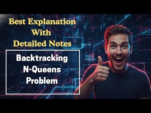 [369] Backtracking N-Queens Problem (Design & Analysis of Algorithms)