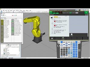 Roboguide How to use IO Panel Utility for Input Output simulation