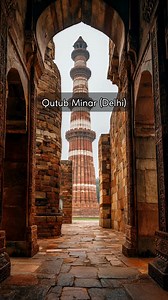 Standing tall since the 12th century, Qutub Minar is a breathtaking glimpse into India’s rich history and architectural brilliance. 🕌✨ | India Art & Architecture