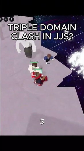 TRIPLE DOMAIN CLASH IN JJS? #fyp #viral #slander #shorts #trending #roblox #jjk #jjs