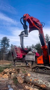 Running through the functions on this Log Max processor head. | Machine Equipment
