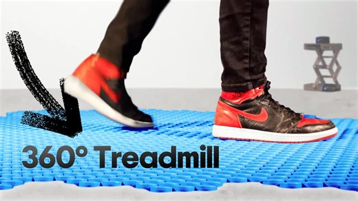 1.1M views · 18K reactions | Experience VR like never before with Disney’s HoloTile 360° treadmill. | MKBHD | Facebook
