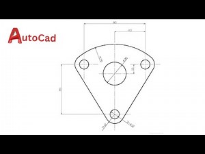 AutoCAD 2D Beginner Drawing Tutorial – Easy Practice for Beginners