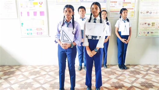 Geometry Box Talk Show By the students of class 6 star. | Little Angels' High School