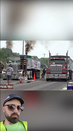 The CRAZIEST TRUCK RACES #drag #shorts