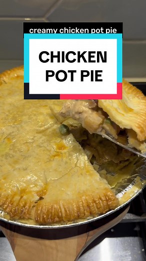 This easy Chicken Pot Pie uses #Tenderflake Pie Crust and will be your go to this cozy season 🥧 #momsoftiktok #recipesoftiktok #easyrecipe #momtok #momlife #kitchenhacks #ugc #ugccommunity #ugcjourney #chickenpotpie #pierecipe