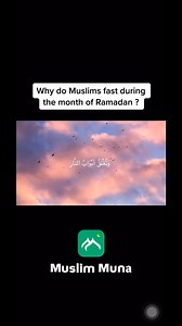 5.7K views · 396 reactions | Why do Muslims fast during the month of Ramadan❓ #MuslimMuna #fast #Ramadan | Muslim Muna | Facebook