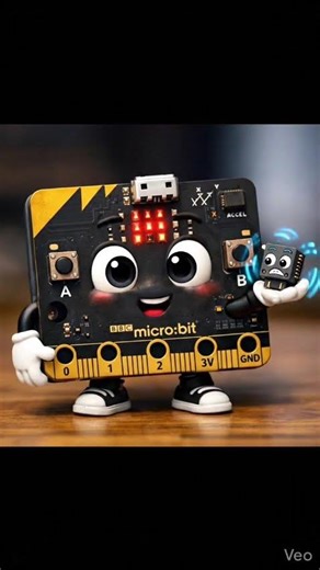 Micro:bit Falante 🤖💬 — Entenda o Acelerômetro em 8 segundos (Divertido e Fácil!)
