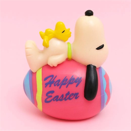 Vintage Snoopy and Woodstock Easter PVC Figurine, Happy Easter Decor - Etsy
