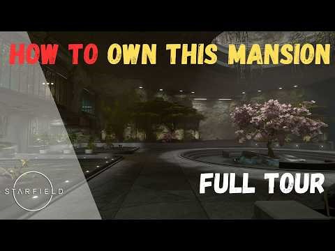 Starfield | Acquiring the Asteroid Mansion + Tour