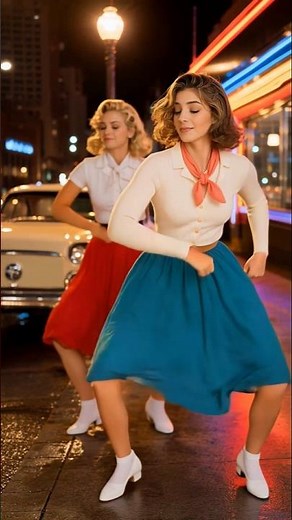 Johnny B. Goode – Chuck Berry | Rock & Roll Dance #Shorts #danceshorts #retrodance #vintageapparel