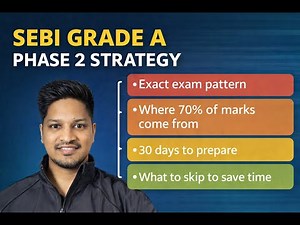 SEBI Grade A IT Phase 2 Strategy 2025 | 30 Days Plan with Revision & Mocks