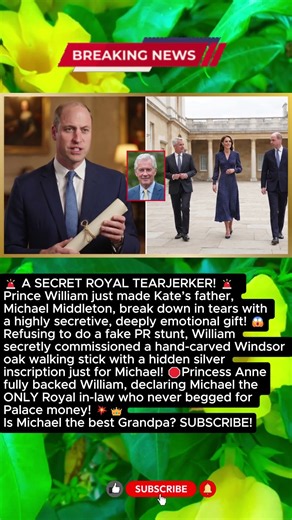 A HIDDEN MESSAGE! Why Prince William's Gift Left Michael Middleton In Tears! 😭👑